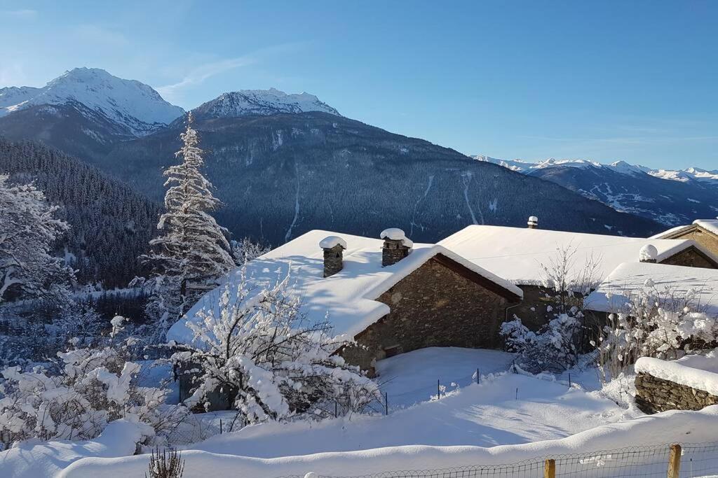 Le Chalet De Flo Séez Exterior foto
